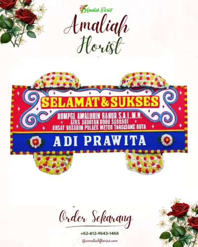 Karangan Bunga Ucapan Selamat di Sidotopo
